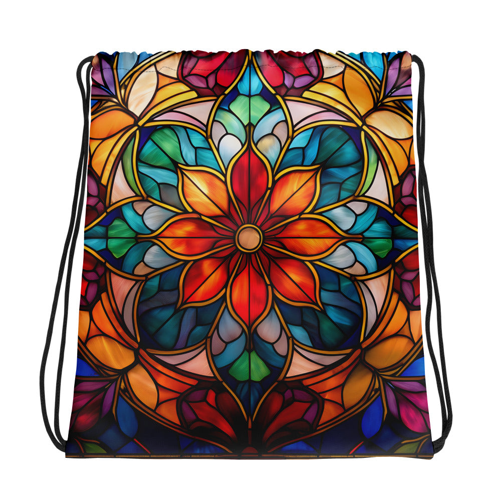 Flower vibes Drawstring bag