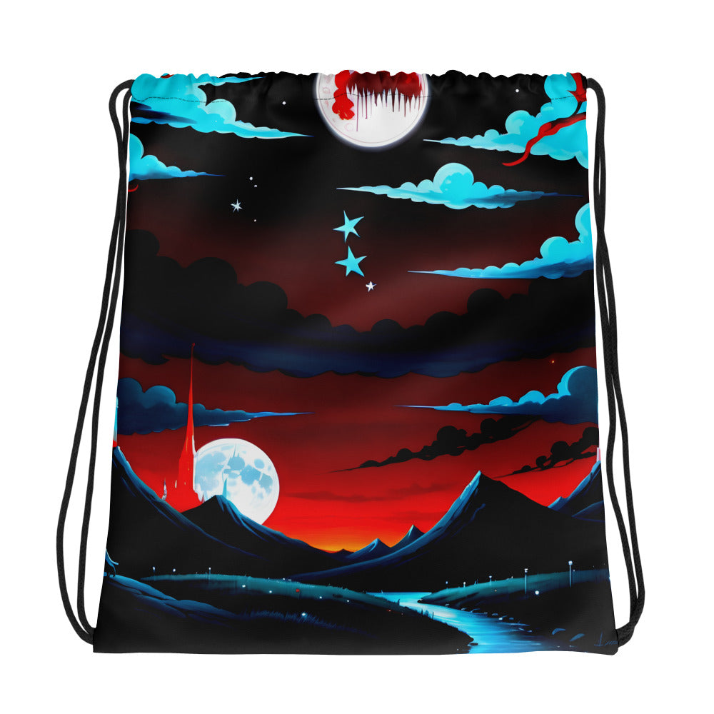 Blood Castles Drawstring bag