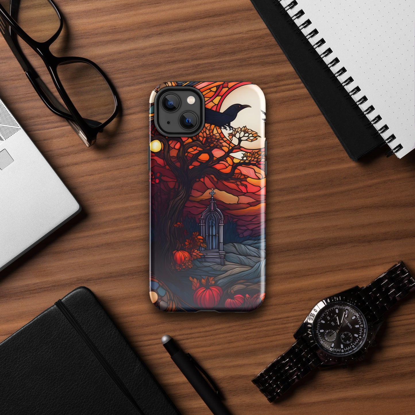 Crow Graveyard Tough Case for iPhone®