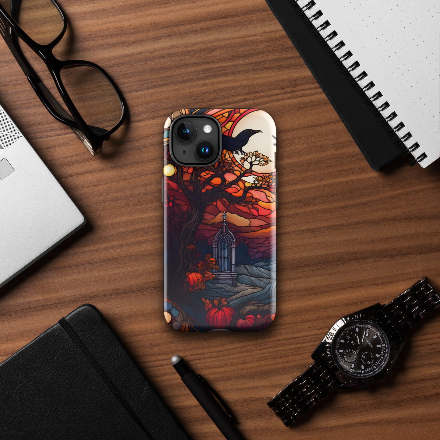 Crow Graveyard Tough Case for iPhone®