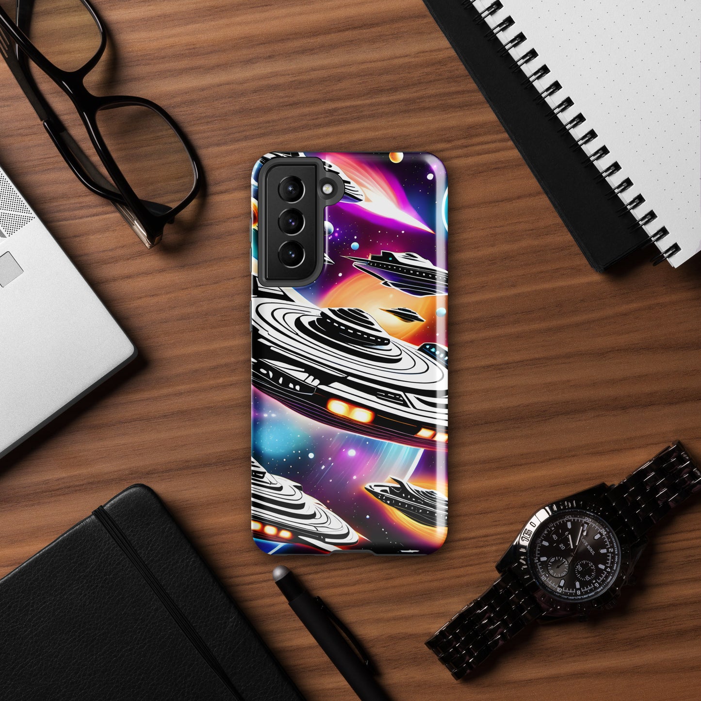 Galactic Battle Ships Tough case for Samsung®