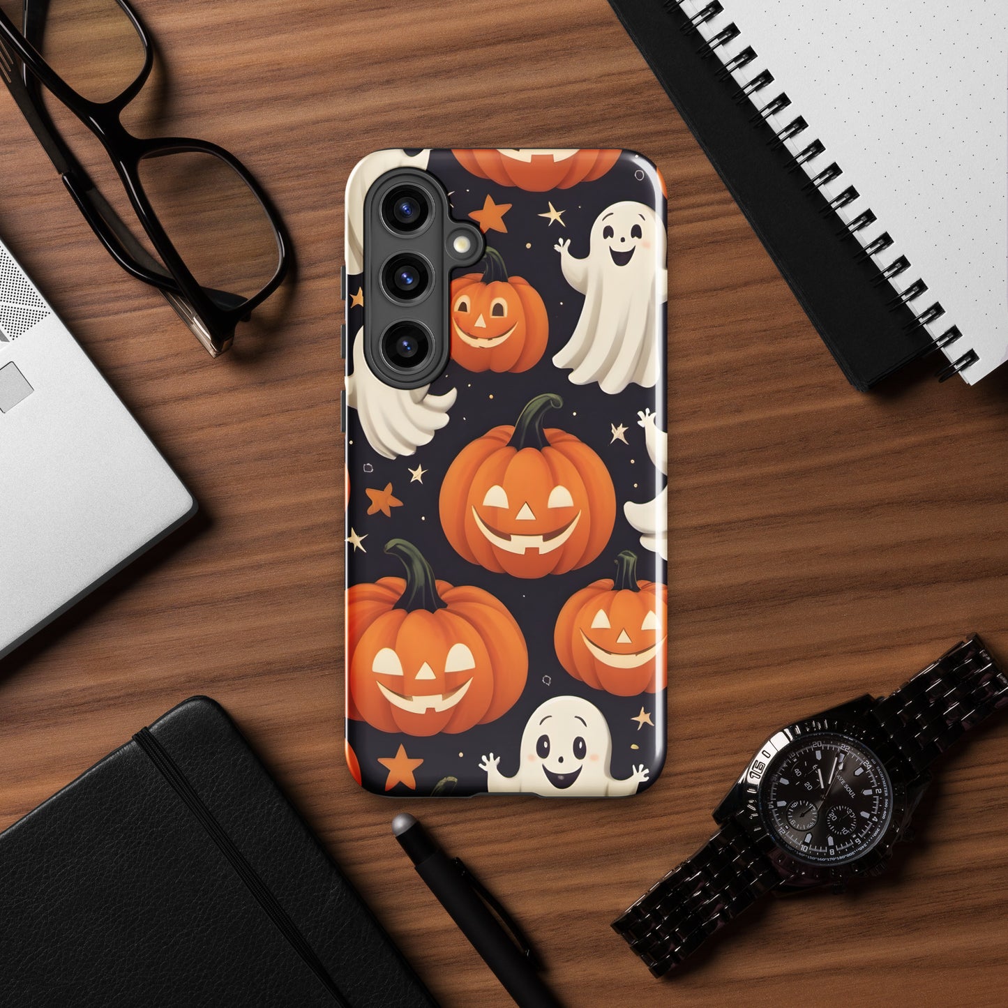 Ghost and Pumpkin V2 Tough case for Samsung®