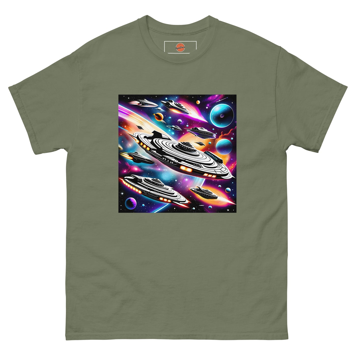 Galactic Battle Ships Unisex classic tee