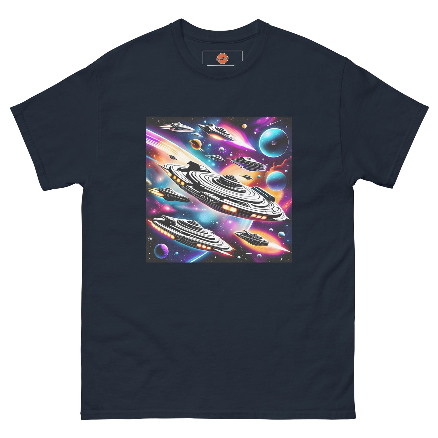 Galactic Battle Ships Unisex classic tee
