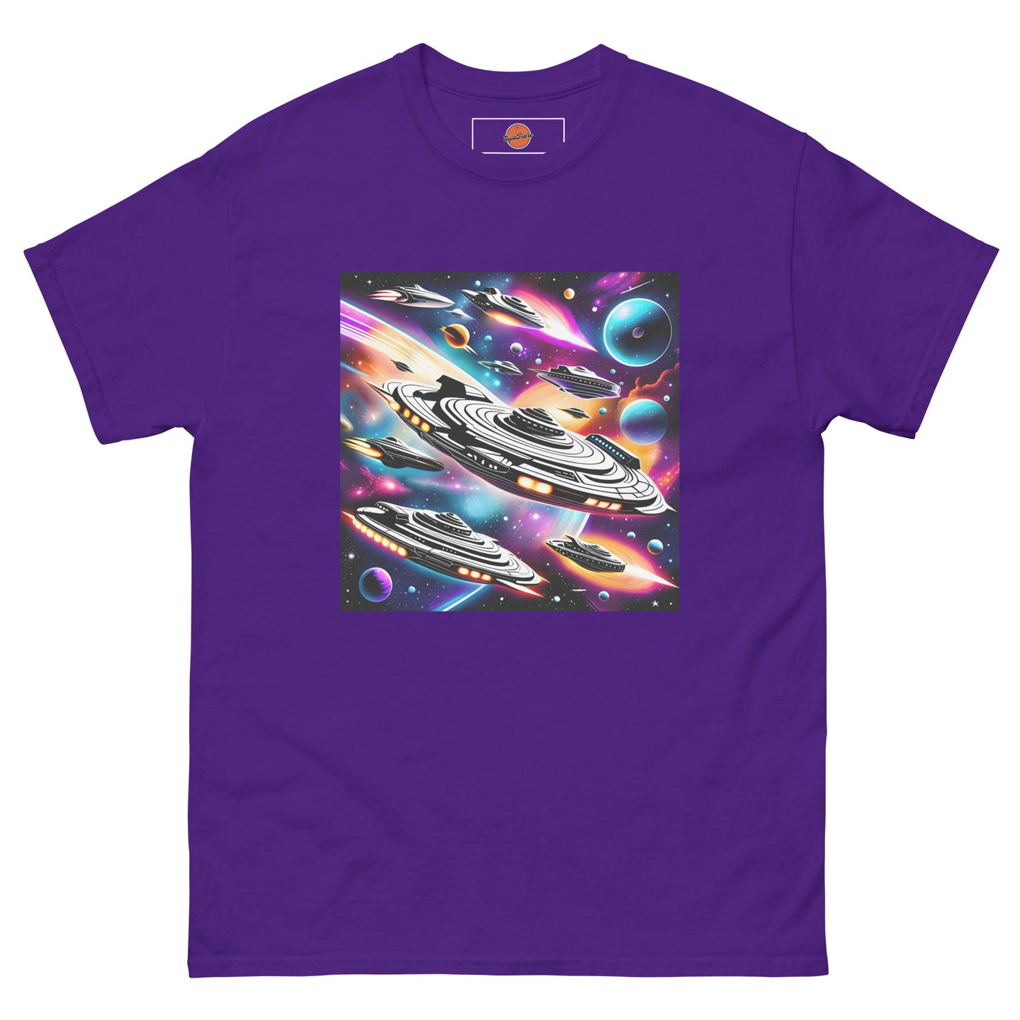 Galactic Battle Ships Unisex classic tee