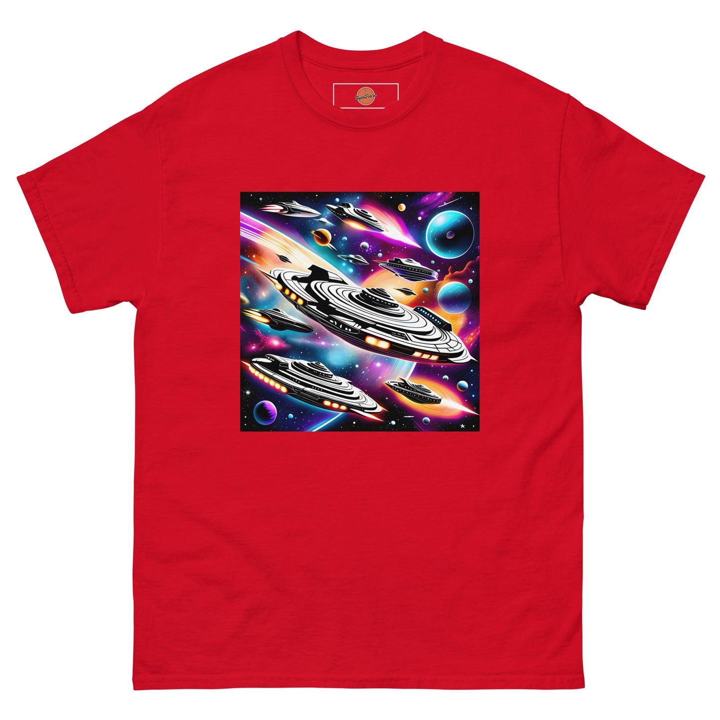 Galactic Battle Ships Unisex classic tee