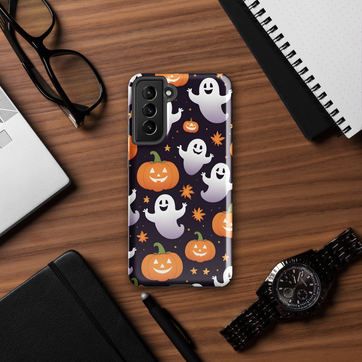 Spooky Ghosts and Pumpkin Tough case for Samsung®