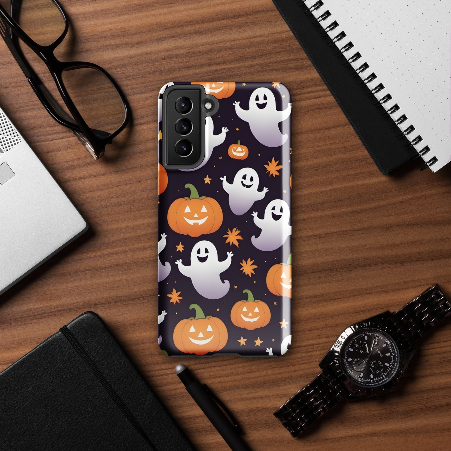 Spooky Ghosts and Pumpkin Tough case for Samsung®