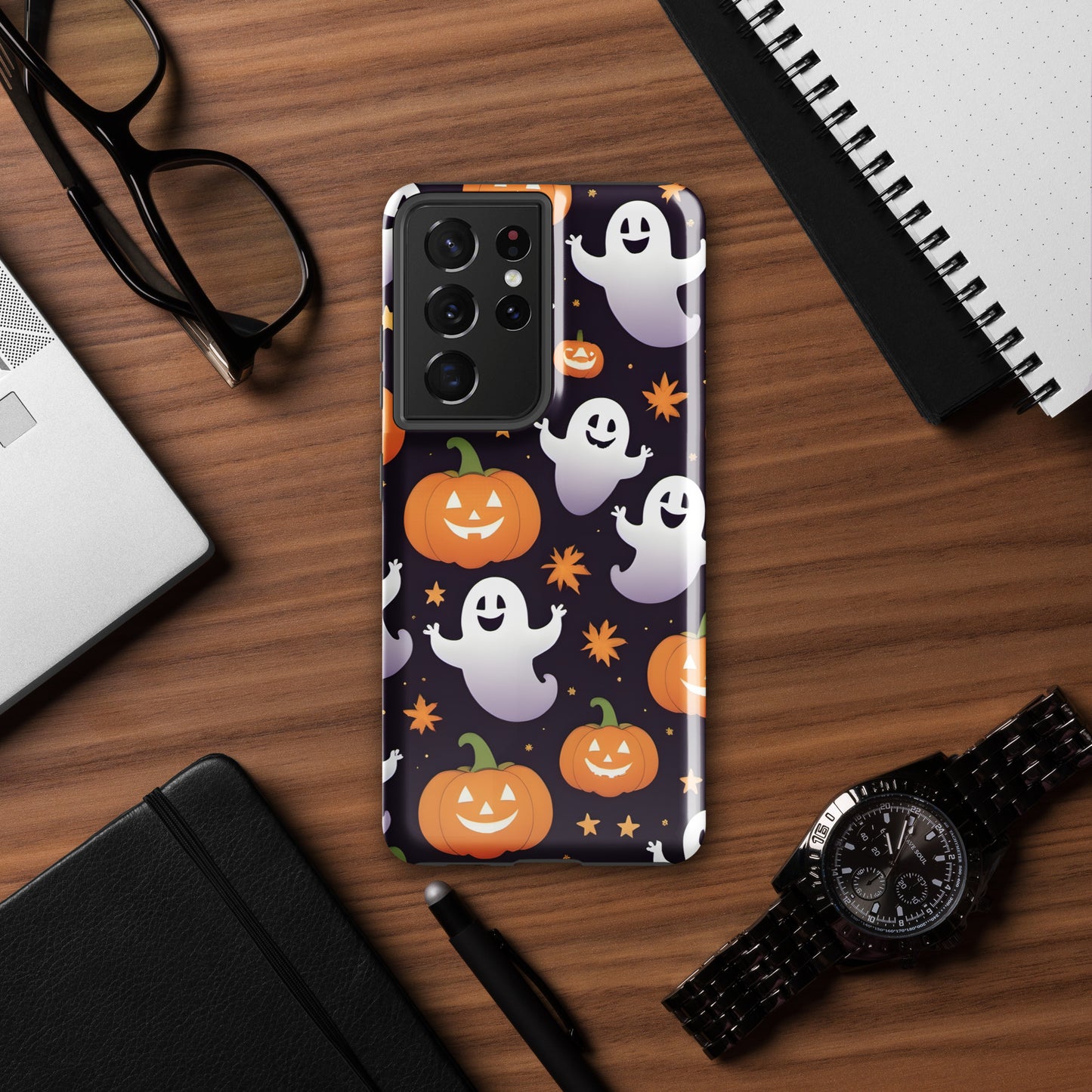 Spooky Ghosts and Pumpkin Tough case for Samsung®