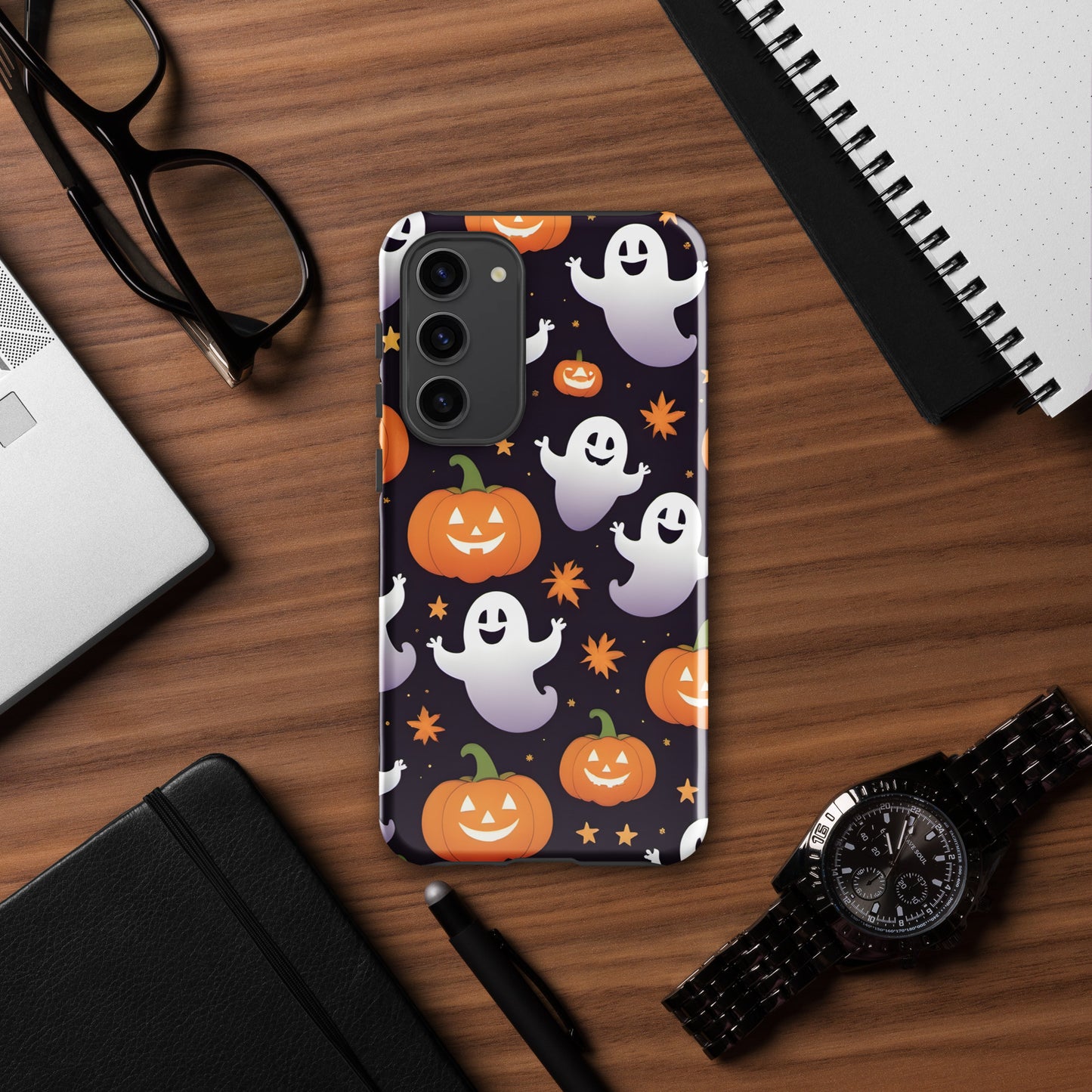 Spooky Ghosts and Pumpkin Tough case for Samsung®