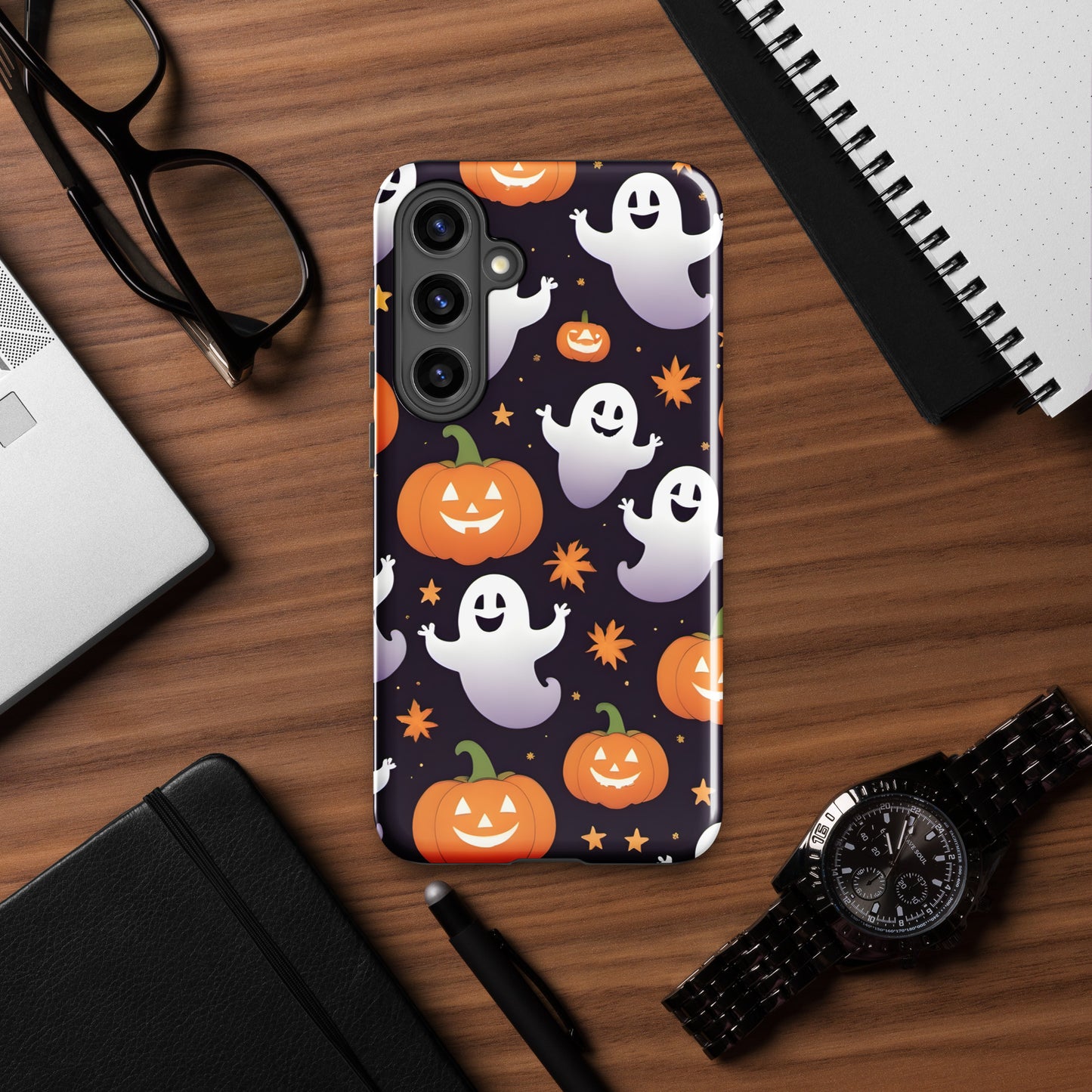 Spooky Ghosts and Pumpkin Tough case for Samsung®