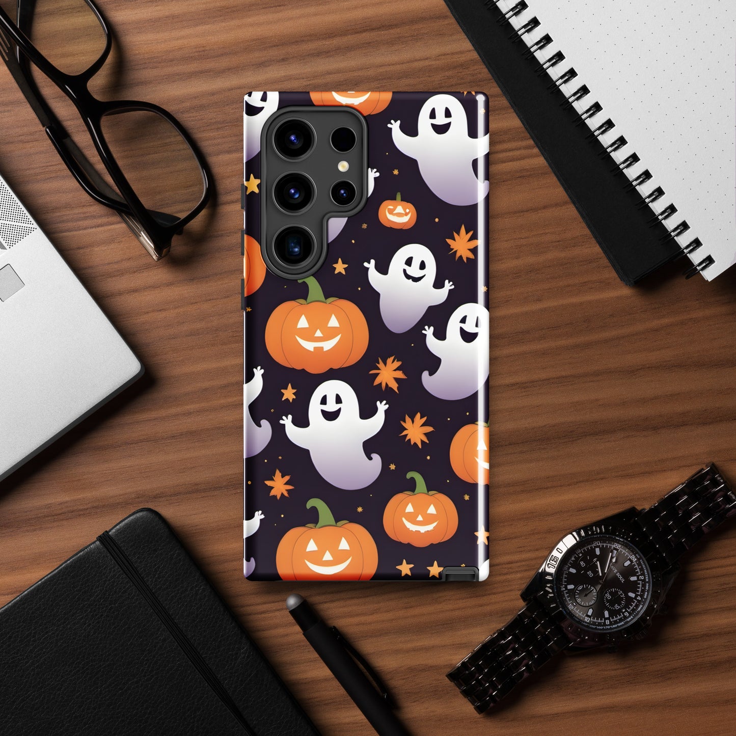 Spooky Ghosts and Pumpkin Tough case for Samsung®