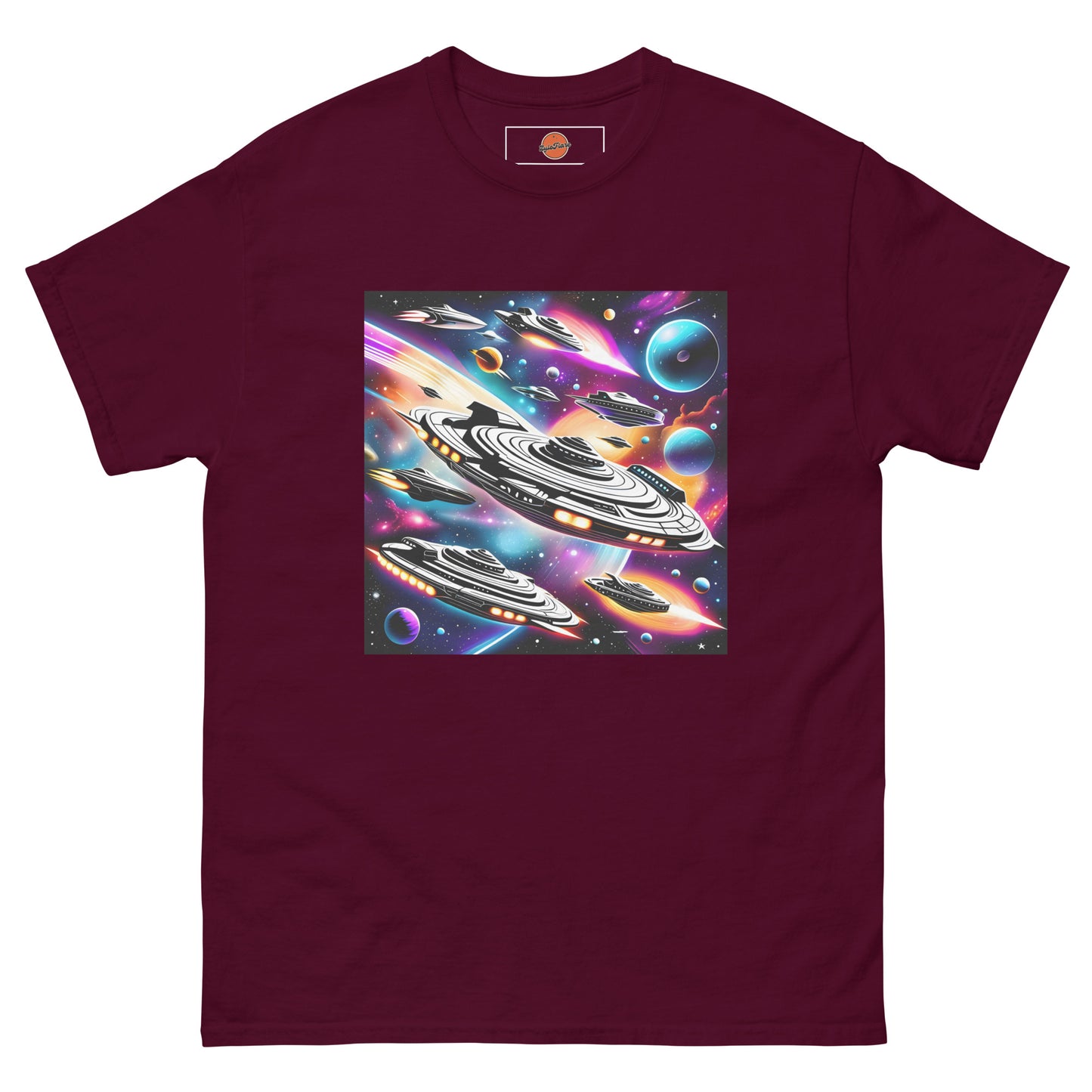 Galactic Battle Ships Unisex classic tee