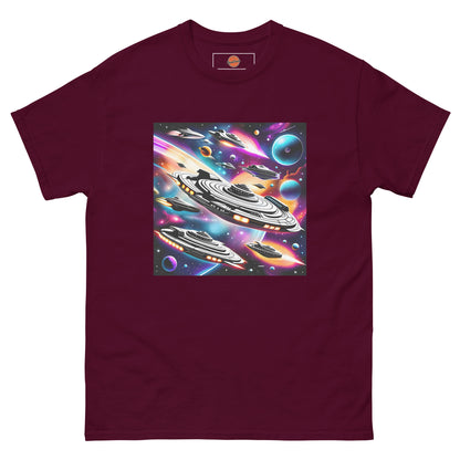 Galactic Battle Ships Unisex classic tee