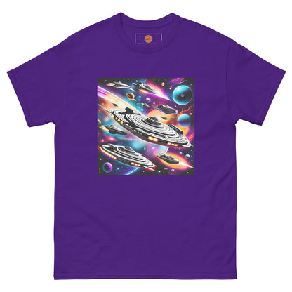 Galactic Battle Ships Unisex classic tee