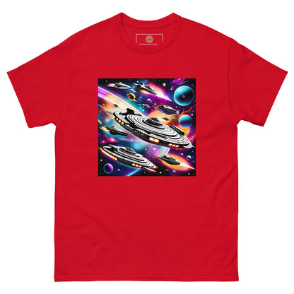Galactic Battle Ships Unisex classic tee